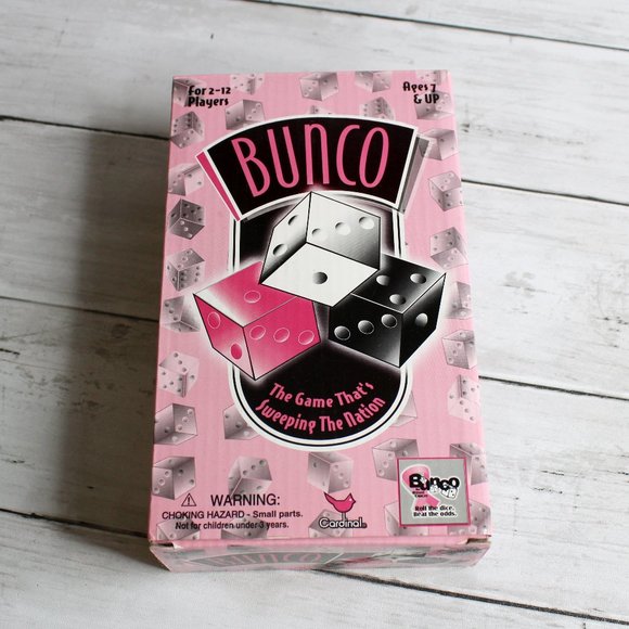 Bunco Social Dice Bell Fuzzy Die Game - Picture 1 of 3